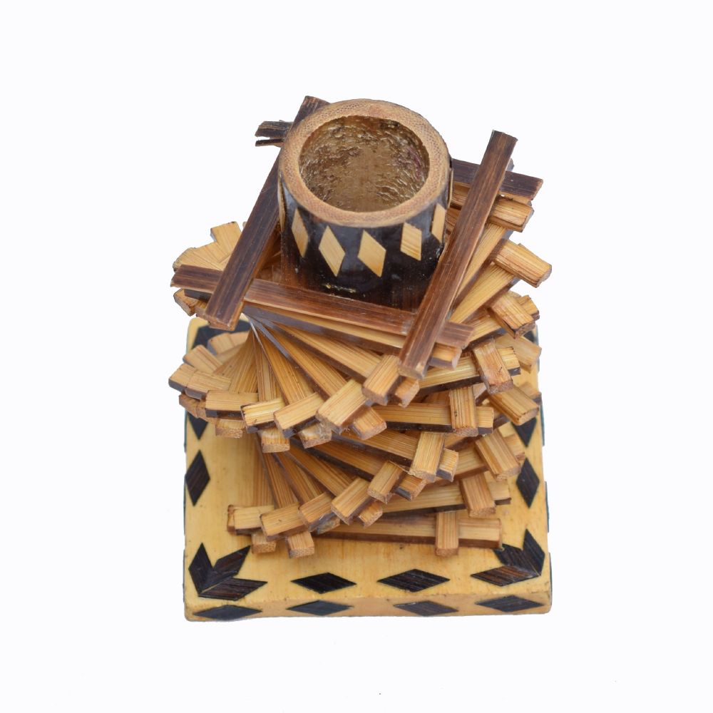 Bamboo Crafts Candle Holder - Image 2