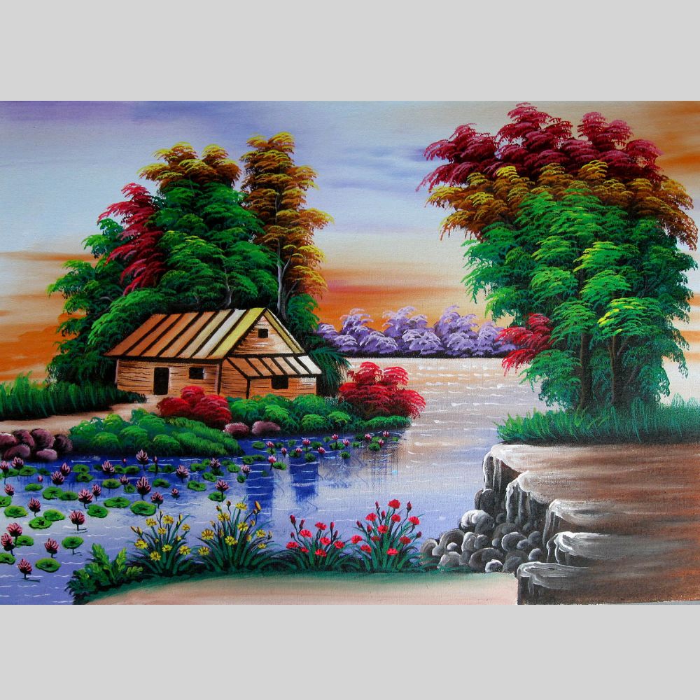 Acrylic Landscape painting – Art Home