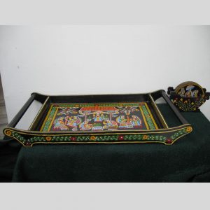Madhubani Hand Painted Trays