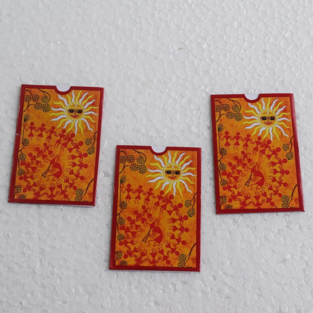 Paper Wallet/ Warli Painting Debit Card Cover/Credit Card Holder/ATM Card Holder /Business Card Wallet/ Handmade Card Wallet - Image 2
