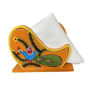 Table Organizer Accessories, Wooden Desk Organize, Tikuli Painting, MDF Tissue Paper Holder, Office Supplies Holder