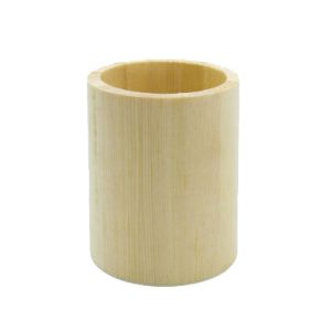 Table Organizer Accessories, Plain Wooden Round Pen Stand for your Art Painting, Office Supplies Holder