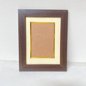 Wooden Color Picture Photo Frame with Mat | Photo Frame |  Photo Frame in Wooden Colour | Photo Frame For Sale in Photo Studio | Photo Frame For Anniversary, Wedding, Birthday Gift  for Couples