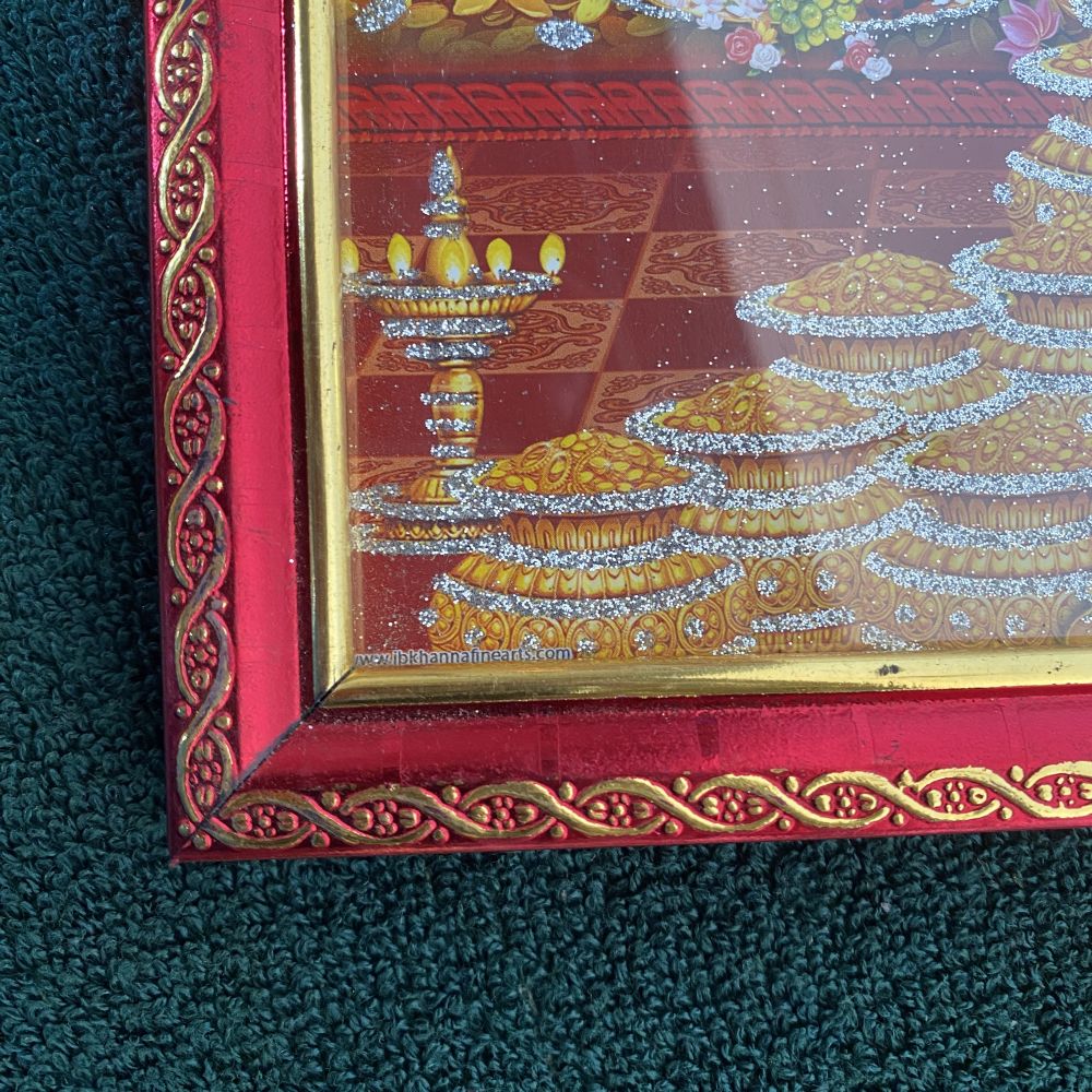 Laxmi Ganesh Religious Frame | Laxmi Ganesh Photo Frame | God Photo Frame | For Diwali Pooja Religious Frame - Image 7
