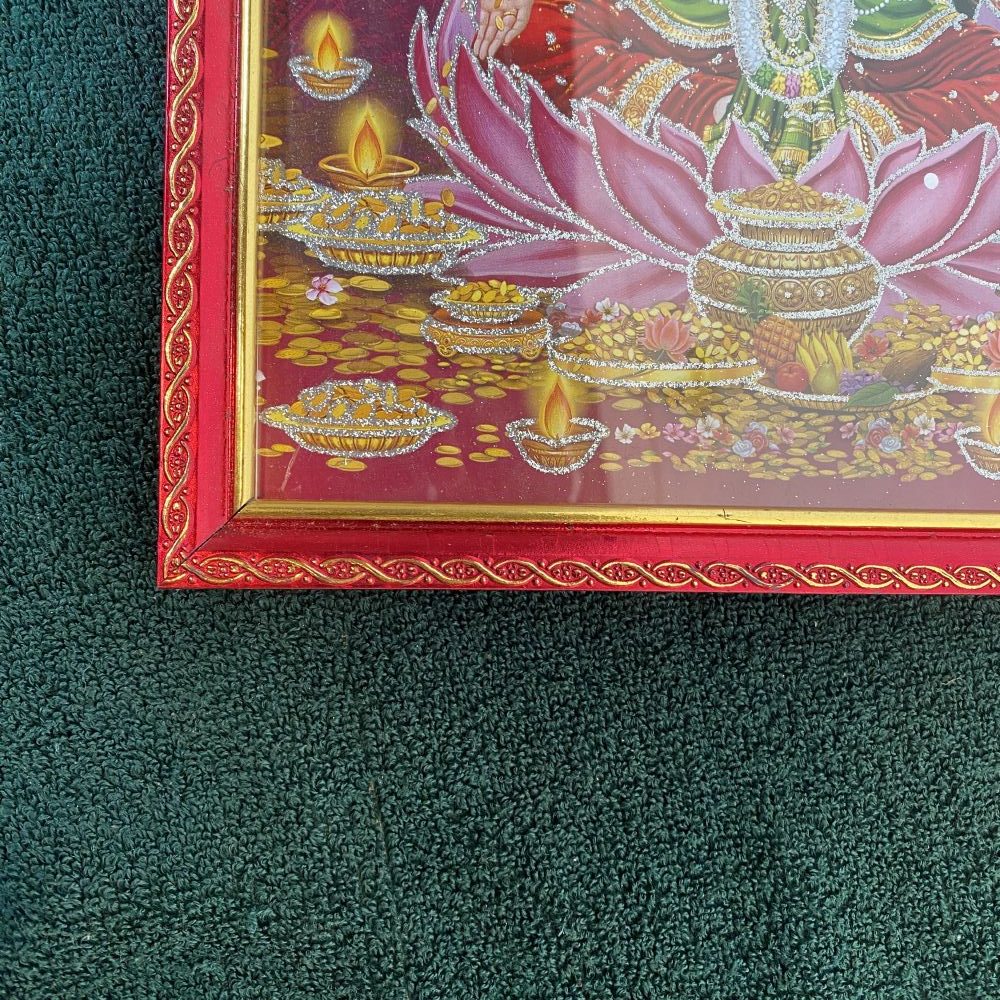 Laxmi Ganesh Religious Frame | Laxmi Ganesh Photo Frame | God Photo Frame | For Diwali Pooja Religious Frame - Image 6