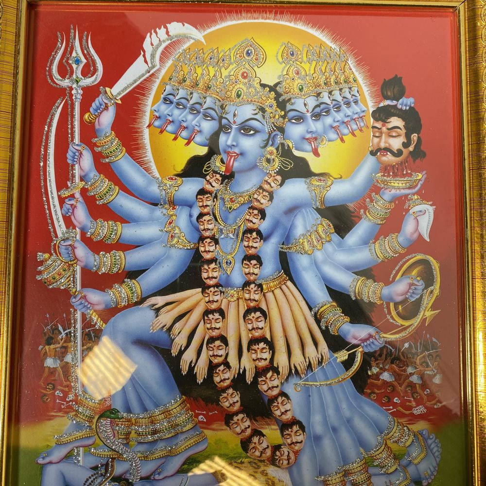 Kali & Shiv Religious Frame | Kali & Shiv Photo Frame | God Photo Frame | For Diwali Pooja Religious Frame - Image 5
