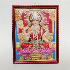 Laxmi Ganesh Religious Frame | Laxmi Ganesh Photo Frame | God Photo Frame | For Diwali Pooja Religious Frame