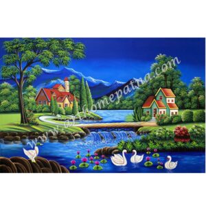 Hand Painted (14.5x8 feet) Scenic photography backgrounds/backdrops